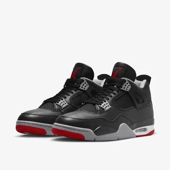 Size 12 12.0 US Mens Air Jordan 4 Low Bred Reimagined FV5029-006 New With Box